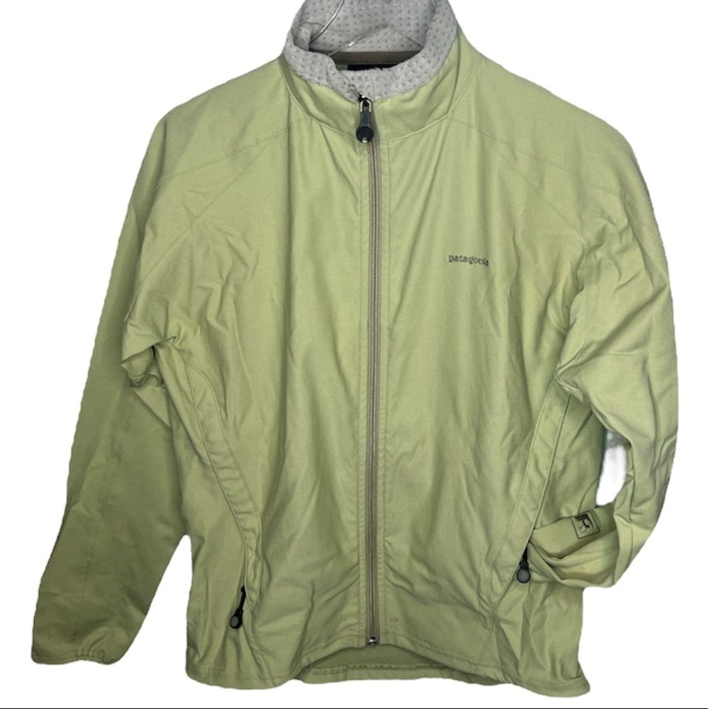 Patagonia Women's R Regulator Slingshot Jacket Sz S Shell Weathered Green Jacket